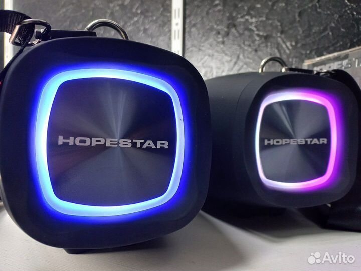 Большая блютуз колонка С микрофоном hopestar