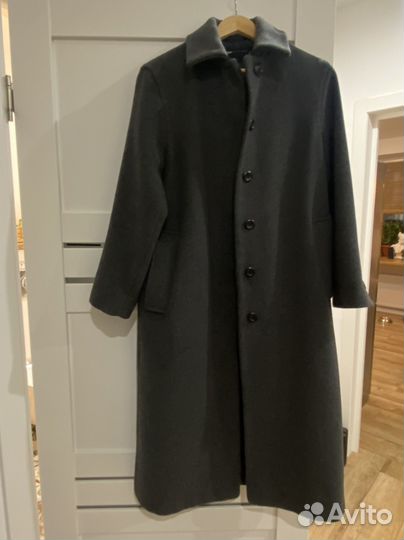 Пальто женское демисезонное оверсайз длинное