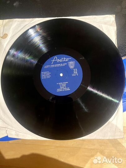 Виниловые грампластинка Areito LA musica cubana