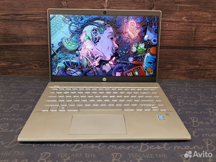 Быстрый Ноутбук Hp /8Gb /Новый Ssd 256