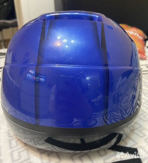 Шлем детский, защита, размер S, синий