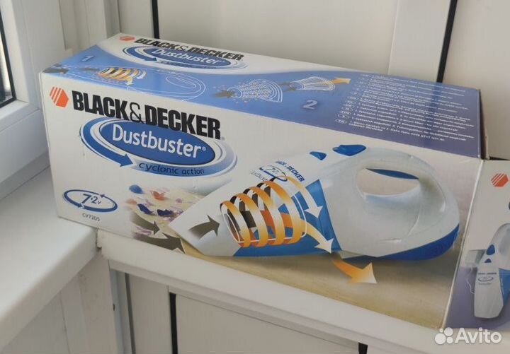 Пылесос аккумуляторный black&decker cv 7205