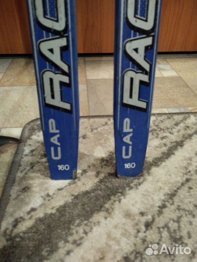 Лыжи беговые детские 160 с ботинками 37
