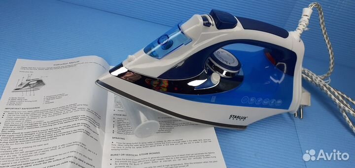 Паровой утюг Starlux Max5 2400w Подошва керамика