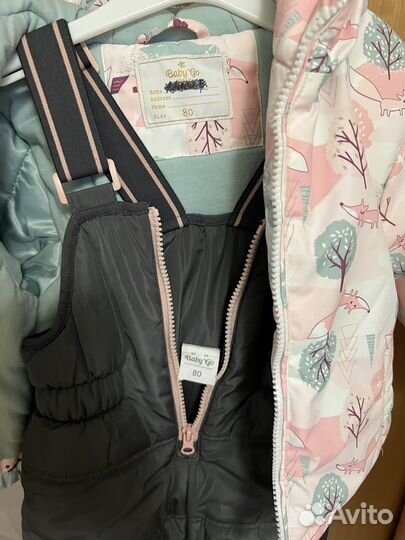 Зимний/демисезонный комбинезон 80 размер