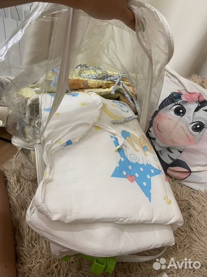 Бортики на детскую кроватку