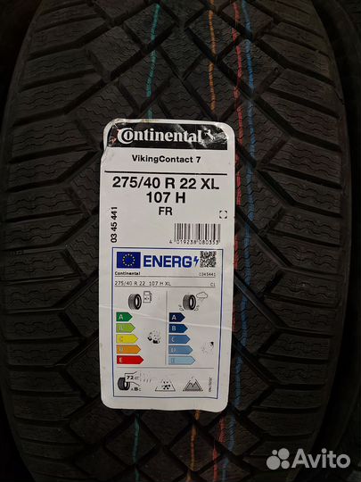 Continental ContiVikingContact 7 275/40 R22 и 315/35 R22