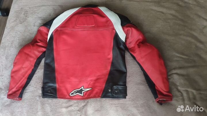 Мото куртка кожаная Alpinestars