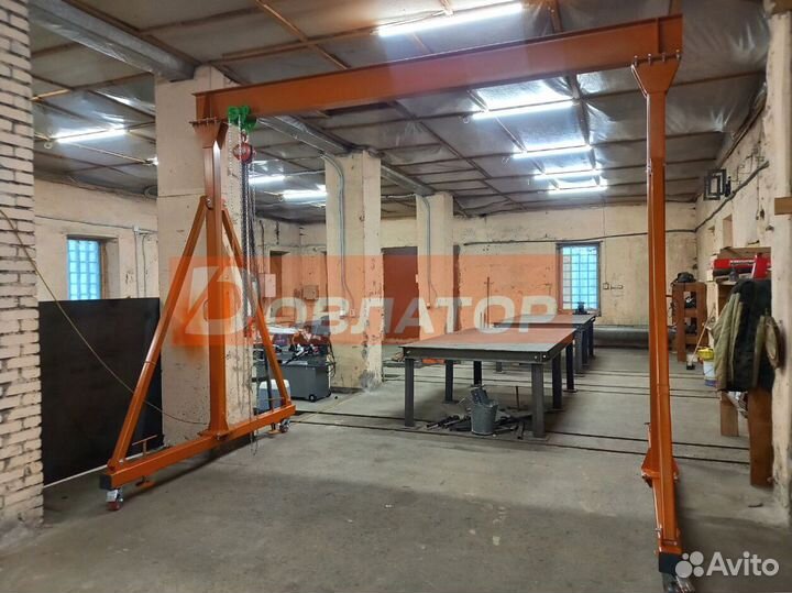 Усиленный козловой кран мпу 1т