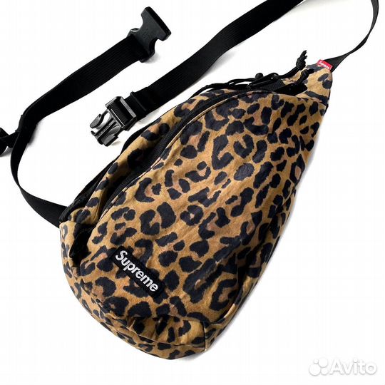 Supreme Sling Bag Leopard (оригинал )