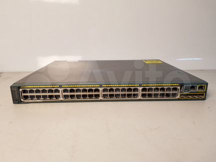 Гигабитный POE коммутатор Cisco WS-C2960S-48FPS-L