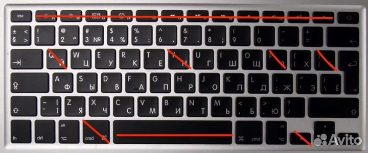 Клавиши клавиатуры Macbook Air A1466