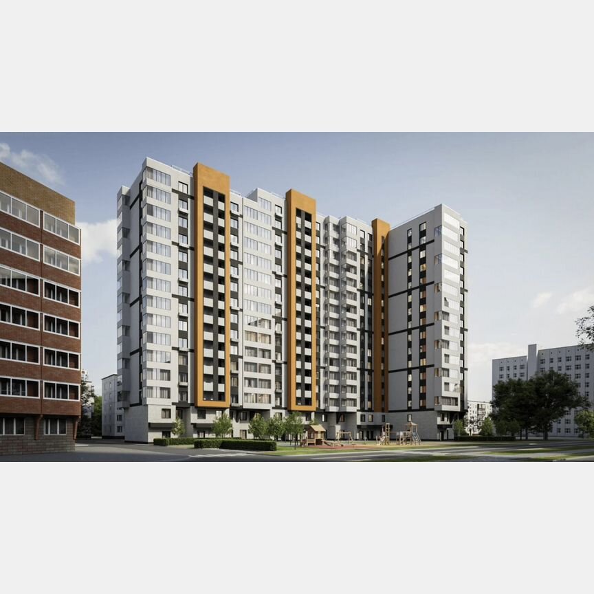 2-к. квартира, 75,1 м², 16/16 эт.