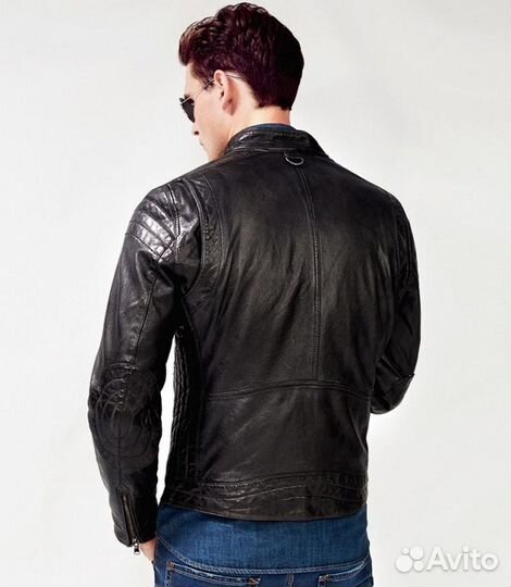 Куртка кожаная Mango Man (новая,с этикеткой)