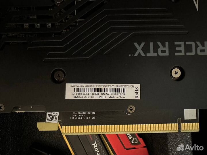 Видеокарта Zotac Gaming RTX 3070 Twin Edge OC 8Gb