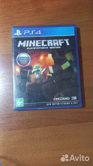 Minecraft ps4 диск