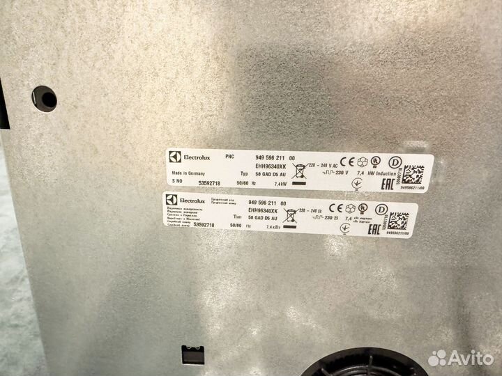 Индукционная варочная панель electrolux