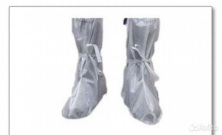 Бахилы высокие с завязками 2 уровня