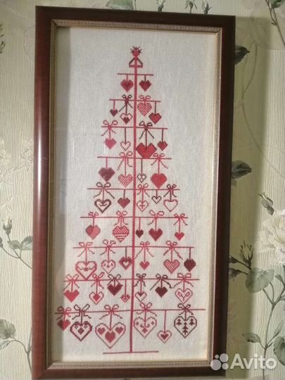 Картина вышитая крестом