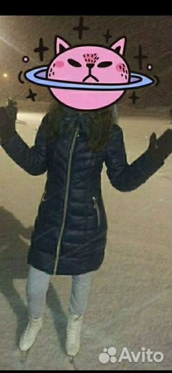 Зимний женский пуховик