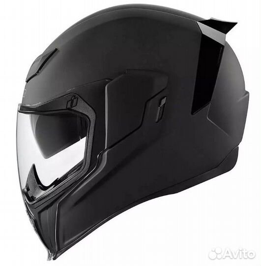 Icon Airflite Rubatone Мотошлем черный матовый