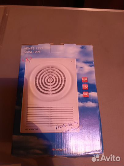 Вентилятор вытяжной vents 125f