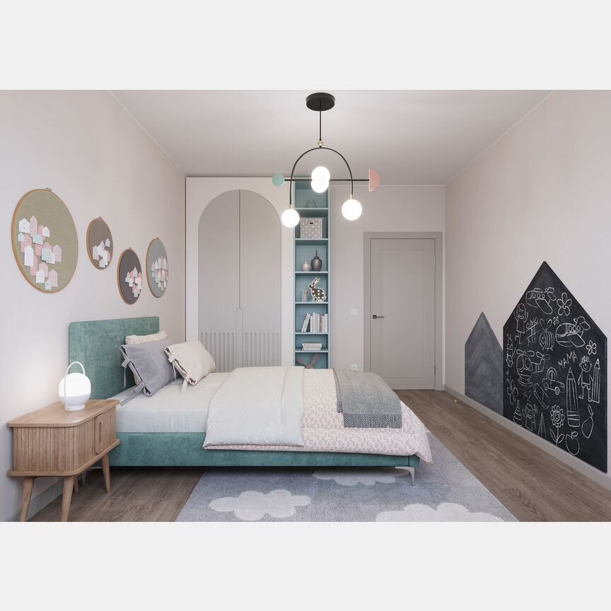 2-к. квартира, 51,6 м², 15/17 эт.