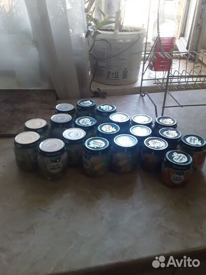 Детское фруктовое пюре фруто няня