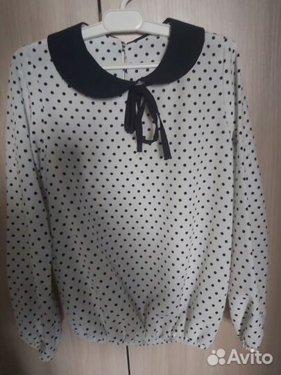 Блузка школьная 128