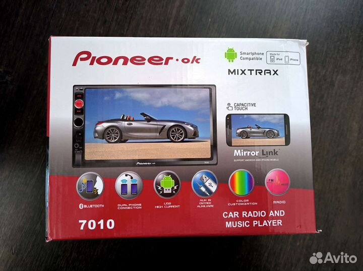 Магнитола Pioneer 7010/2DIN/7