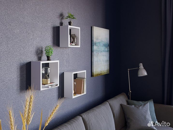 Комплект настенных навесных полок