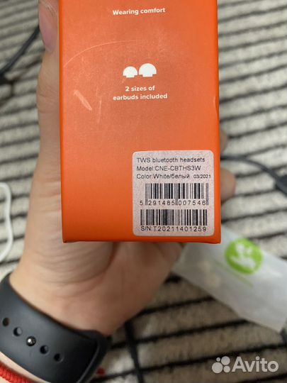 Беспроводные наушники canyon TWS-3