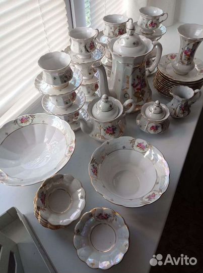 Чайный сервиз фарфор СССР
