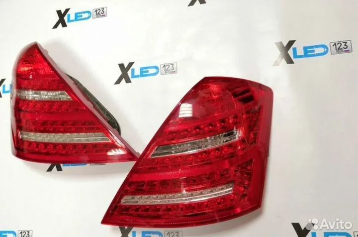 Фонарь левый правый Mercedes S W221 рестайлинг