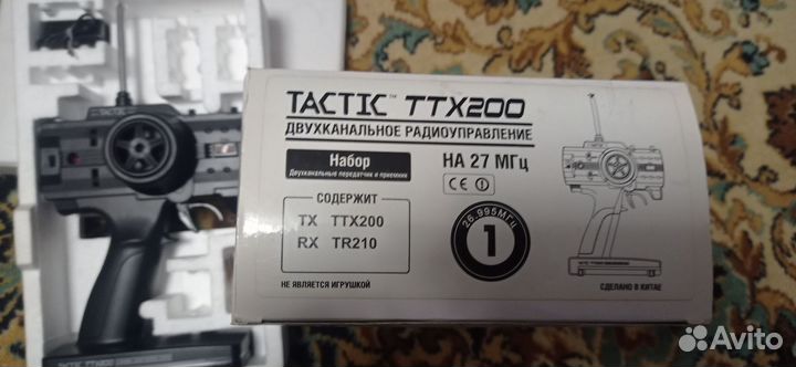 Двухканальное радиоуправление tactic ttx200