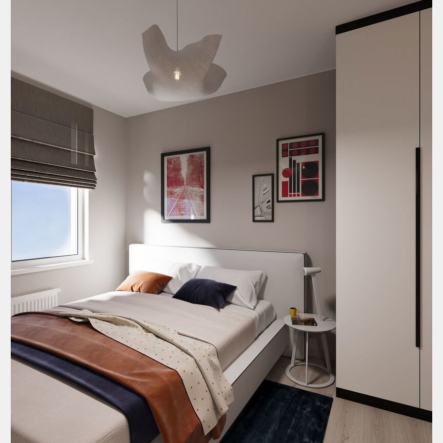 1-к. квартира, 36 м², 2/25 эт.