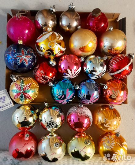 Ёлочные игрушки СССР