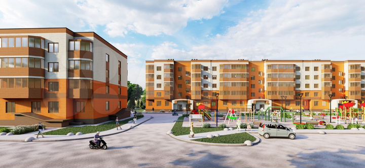 2-к. квартира, 64 м², 1/5 эт.