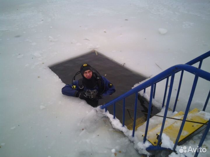 Водолазные работы, услуги водолазов, поиск