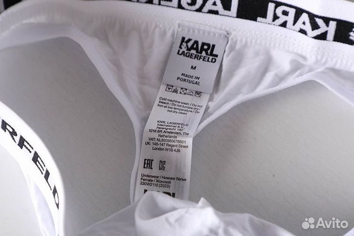 S-L новые трусы стринги Karl lagerfeld (2шт) ориг