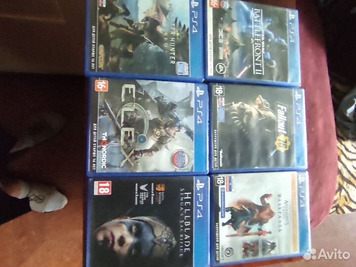 Игровые диски на ps4