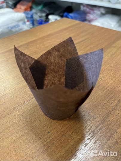 Бумажная форма для выпечки,Тюльпан,d-50,h-80