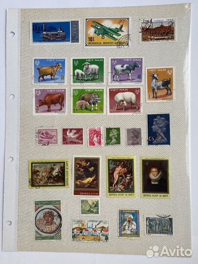 Почтовые марки разные