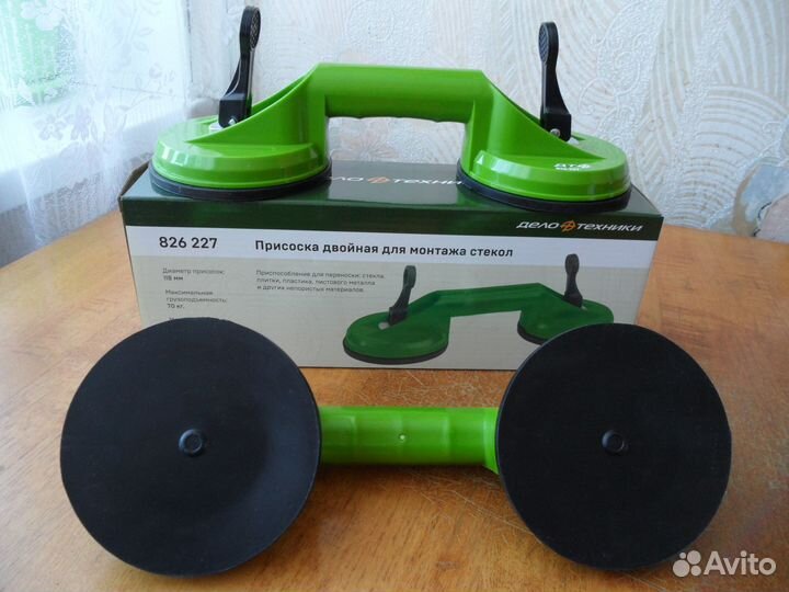 Присоска двойная для монтажа стекол