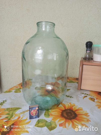 Банка 10 литров стеклянная