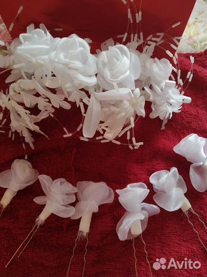 Аксессуары для свадебной прически