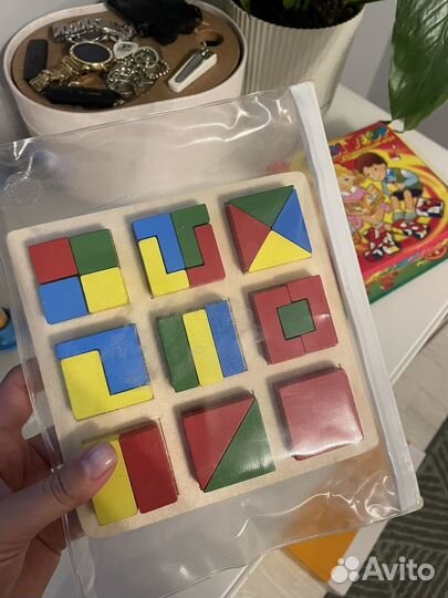 Развивающие игрушки, головоломка