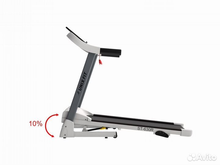 Беговая дорожка unixfit ST-630R White