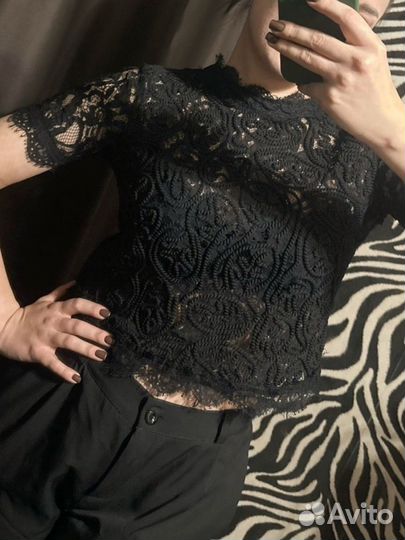 Топ ажурный женский