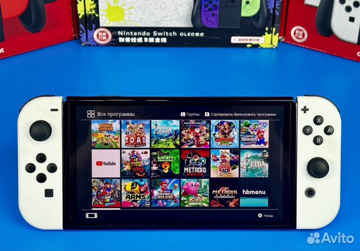 Nintendo Switch Oled прошитая Picofly (New)